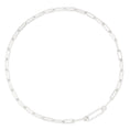 Load image into Gallery viewer, Sterling Silver Chain Large Clasp Necklace
