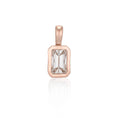 Load image into Gallery viewer, Rose Gold and Bezel Set Diamond Charm
