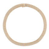 14 Karat Yellow Panther Chain Necklace