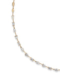 Load image into Gallery viewer, 14 Karat Halfway Set Fancy Shape Diamond Necklace
