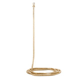All The Way Diamond Yellow Gold 10.35cts Long 36" Tennis Necklace