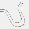 Load image into Gallery viewer, 14 Karat Halfway Set Fancy Shape Diamond Necklace
