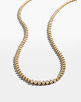 Load image into Gallery viewer, 14 Karat Yellow Gold Oval Diamond Tennis Necklace
