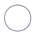 Load image into Gallery viewer, 14 Karat Yellow Gold Natural Blue Sapphire Tennis Necklace
