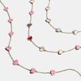 Load image into Gallery viewer, 14 Karat Mutlicolor Gemstone Heart Necklace
