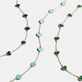 Load image into Gallery viewer, 14 Karat Lapis Gemstone Heart Necklace
