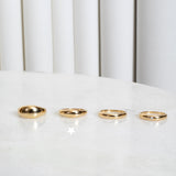 14 Karat Gold Dome 6mm Ring