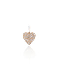 Load image into Gallery viewer, Yellow Gold Diamond Heart Charm
