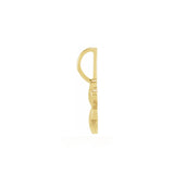 Yellow Gold Four Leaf Clover Love Charm