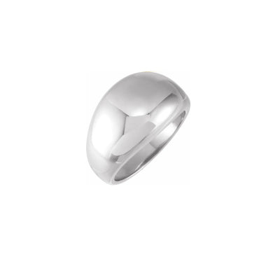 14 Karat Gold Dome 12mm Ring