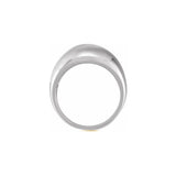 14 Karat Gold Dome 12mm Ring