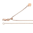 Load image into Gallery viewer, 14 Karat Rose Gold 22" Adjustable Fancy Box Chain
