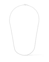 White Ball Chain Necklace