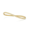 Load image into Gallery viewer, Yellow Gold and Diamond Stretch Tennis Bracelet 2.15cts
