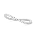 Load image into Gallery viewer, White Gold and Diamond Stretch Tennis Bracelet 4.50cts
