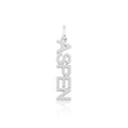 Load image into Gallery viewer, 14 Karat White Gold Aspen Charm
