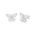 Load image into Gallery viewer, 18 Karat White Gold and Diamond Butterfly 2.95cts Earrings
