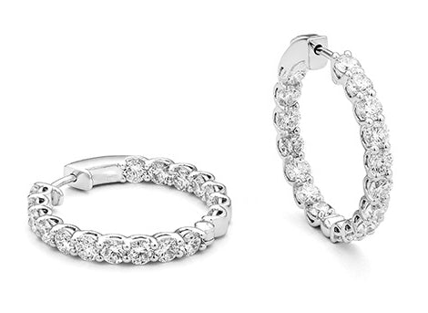 diamond-hoop-earrings