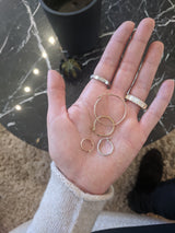 Gold Jumbo Classic Hoop 50mm