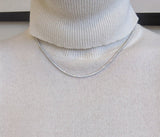 White Gold All The Way 3.25cts Diamond 18" Tennis Necklace