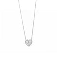 Load image into Gallery viewer, Pave Diamond Slide Heart Necklace
