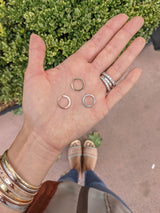 Medium Gold Diamond Huggie 15mm