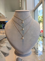 14 Karat Freshwater Akoya Pearl Slide Charm