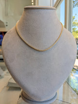 Yellow All The Way 2.75cts Diamond 16" Tennis Necklace
