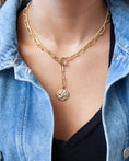 Load image into Gallery viewer, yellow-gold-tennis-necklace
