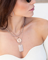 Rose Gold and Diamond Bee Coin Pendant