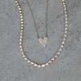 Load image into Gallery viewer, Yellow Gold and Diamond Medium Heart Necklace
