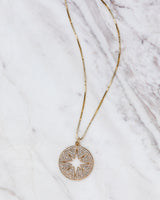 Yellow Gold and Diamond Jumbo Sunburst Charm