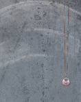 Load image into Gallery viewer, Yellow Gold Diamond and Pink Opal Geometric Disk Charm

