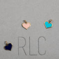 Load image into Gallery viewer, Yellow Gold and Turquoise Heart Charm
