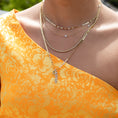 Load image into Gallery viewer, All The Way Yellow Gold 3.25cts Diamond 17.50" Tennis Necklace
