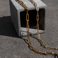 Load image into Gallery viewer, Gold Filled Chain Large Clasp Necklace
