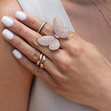 14 Karat Gold Dome Diamond Ring
