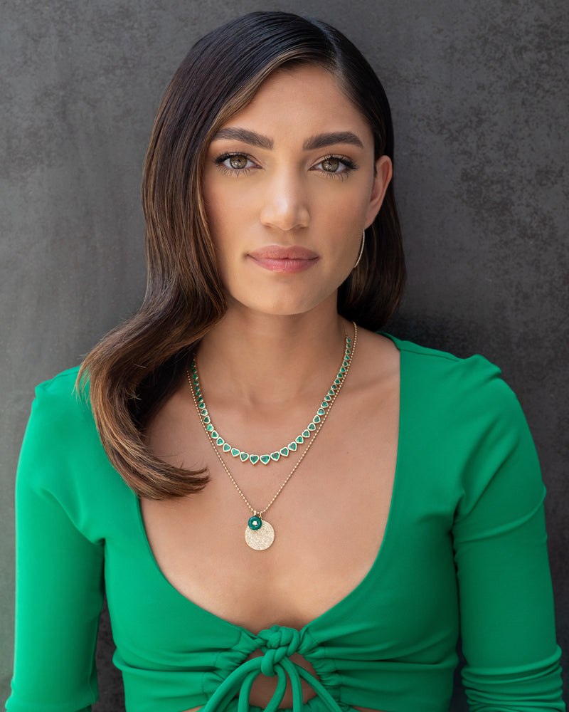 14 Karat Yellow Gold Ball Chain Necklace