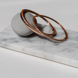 Rose Gold and Single Line Diamond Bracelet