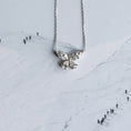 Load image into Gallery viewer, 18 Karat White Gold and Diamond Butterfly Pendant
