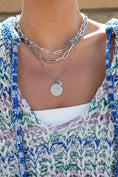 Load image into Gallery viewer, Sterling Silver Chain Large Clasp Necklace
