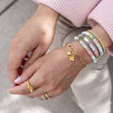 Gold Filled Paperclip Large Clasp Bracelet