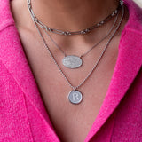 White Ball Chain Necklace