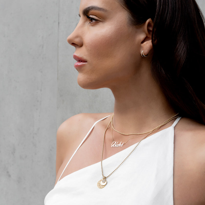 14 Karat Solid Gold 1.5mm Rope Chain Necklace