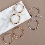 white-gold-tube-hoop-earrings