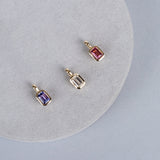 Yellow Gold and Bezel Set Diamond Charm