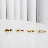 14 Karat Gold Dome Diamond Ring