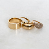 14 Karat Gold Dome 10mm Ring
