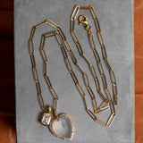 14 Karat Yellow Gold Solid Thick Paperclip Chain