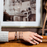 14 Karat Rose Gold and Diamond Signet Ring